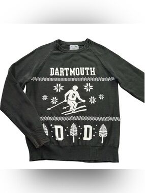 Hillflint Dartmouth Big Green Men’s Knit Sweater Collegiate Green Skier size S